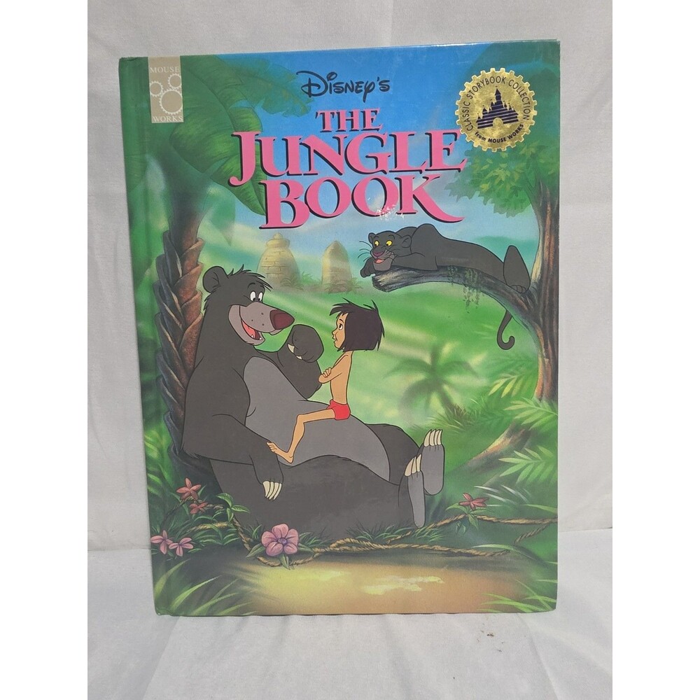 Disney's The Jungle Book Mouse Works Disney Classic Series Hardcover 1990s